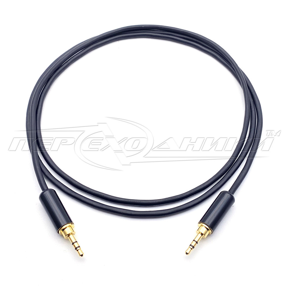 Аудіокабель 2.5 (міні) мм стерео на 2.5 (міні) мм стерео jack в екрані