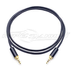 Аудіокабель 2.5 (міні) мм стерео на 2.5 (міні) мм стерео jack в екрані