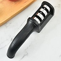 Профессиональная точилка для кухонных ножей - 3-х сегментная ножеточка точило для ножей ножеточилка муссат