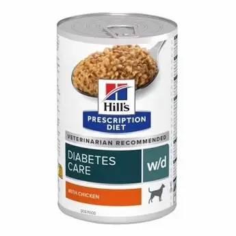 Консерви, вологий корм для дорослих собак w/d Diabetes Care при цукровому діабеті, з куркою, 370 г