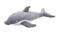 Мягкая игрушка дельфин 50 см IKEA BLÅVINGAD серый плюшевый дельфинчик ИКЕА БЛОХЕЙ