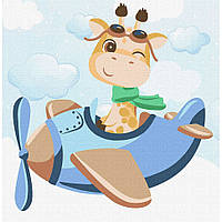 Картина по номерам "Будущий пилот" Идейка KHO6096 30х30 см, Land of Toys