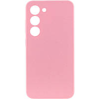 Чохол Silicone Cover Lakshmi Full Camera (AAA) для Samsung Galaxy S23+, Рожевий / Light pink