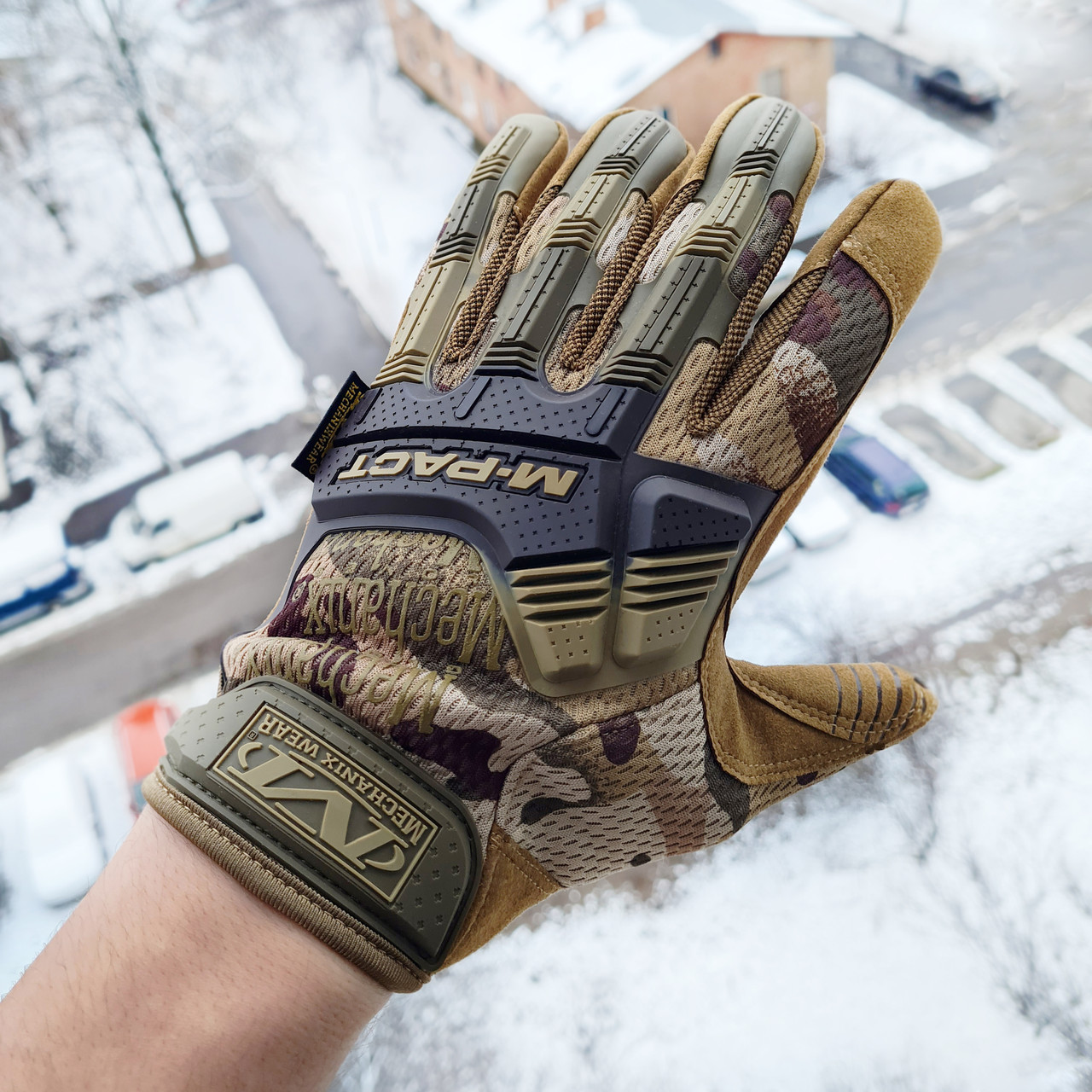🔥 Рукавички полнопалые "Mechanix. M-Pact" (multiam) тактичні, військові, штурмові, нгу зсу