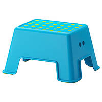 Подставка - ступенька пластиковая синяя IKEA BOLMEN стул-стремянка ИКЕА БОЛЬМЕН 902.913.30