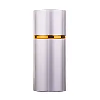 Металлический атомайзер для парфюма Carolina Herrera 100 мл флакон-распылитель спрей для духов круглый серебро