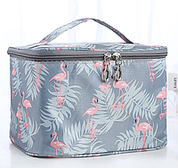 УЦІНКА! Дорожня сумка-органайзер для косметики Flamingo водонепроникна косметичка, кейс для аксесуарів