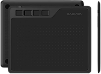 Графический планшет 6" Gaomon S620 для рисования 8192 чувствительность пера, 5080 LPI