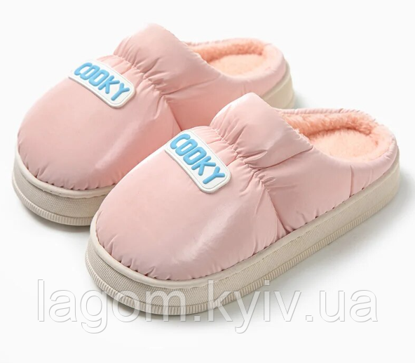 Жіночі домашні капці Cooky хутряні теплі плюшеві для дому 38-39, фото 1