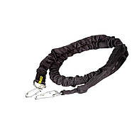 Dingo Gear Повідець-амортизатор для прив'язі для дресирування собак 200 см+80 см чорний (S03637), фото 3