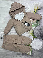 Детский демисезонный весенний осенний костюм штаны и курточка 80-86 86-92 92-98 98-104 Весна Осень