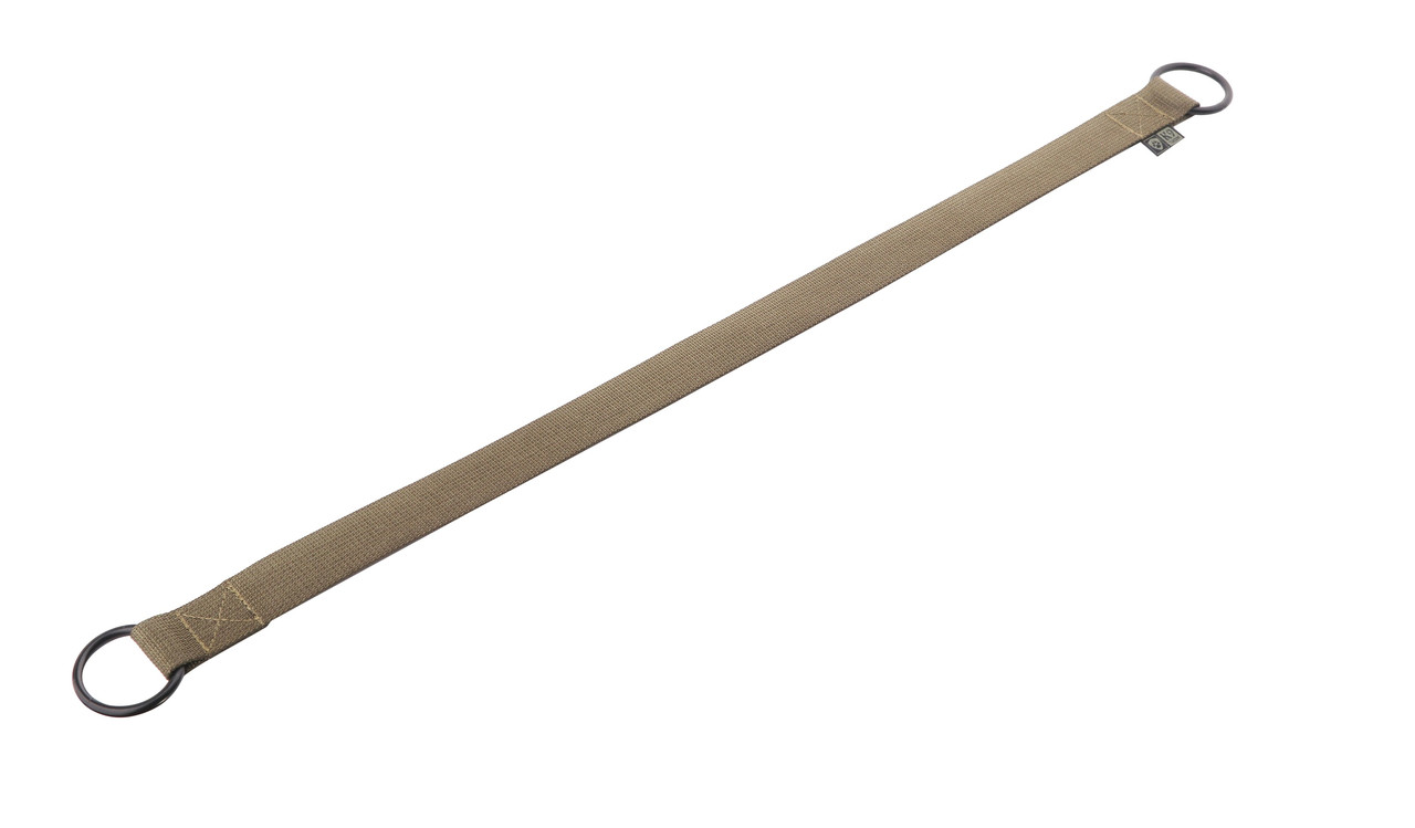 K9 THORN Нашийник-удавка на поліамідній стрічці шириною 25 мм L хакі, фото 1