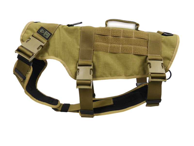 K9 THORN Міцна шлейка тактична для собак One M 60/80см койот (0046-21), фото 1