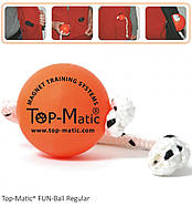 TOP-MATIC М'яч з магнітом Top-Matic Fun Ball Orange для дресирування собак, фото 2