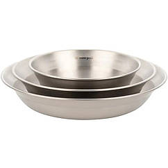 Набір посуду Snow Peak TW-021K Renewed Tableware Set Single Stainless steel