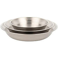 Набор посуды Snow Peak TW-021K Renewed Tableware Set Single Stainless steel