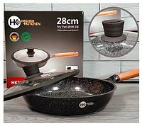Универсальная сковорода с антипригарным, гранитным покрытием 28см Higher Kitchen НК-319
