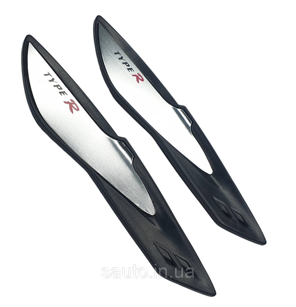 Декоративні вітровики на двірники, накладки, спойлер стеклоочестителя, King KW-57, фото 1