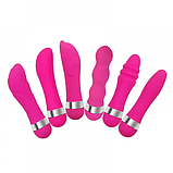 Мінівібратор на батарейках 10.9 х 2.2 см, Стильний вібратор, Вагінальний стимулятор, Інтимні іграшки, фото 4