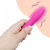 Мінівібратор на батарейках 10.9 х 2.2 см, Стильний вібратор, Вагінальний стимулятор, Інтимні іграшки, фото 5