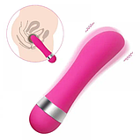 Мінівібратор на батарейках 10.9 х 2.2 см, Стильний вібратор, Вагінальний стимулятор, Інтимні іграшки, фото 6