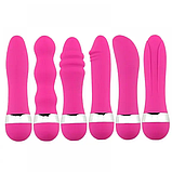 Мінівібратор на батарейках 10.9 х 2.2 см, Стильний вібратор, Вагінальний стимулятор, Інтимні іграшки, фото 7