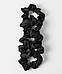 Набір сатинових гумок для волосся Kitsch Black Satin Sleep Scrunchies 5 шт, фото 7