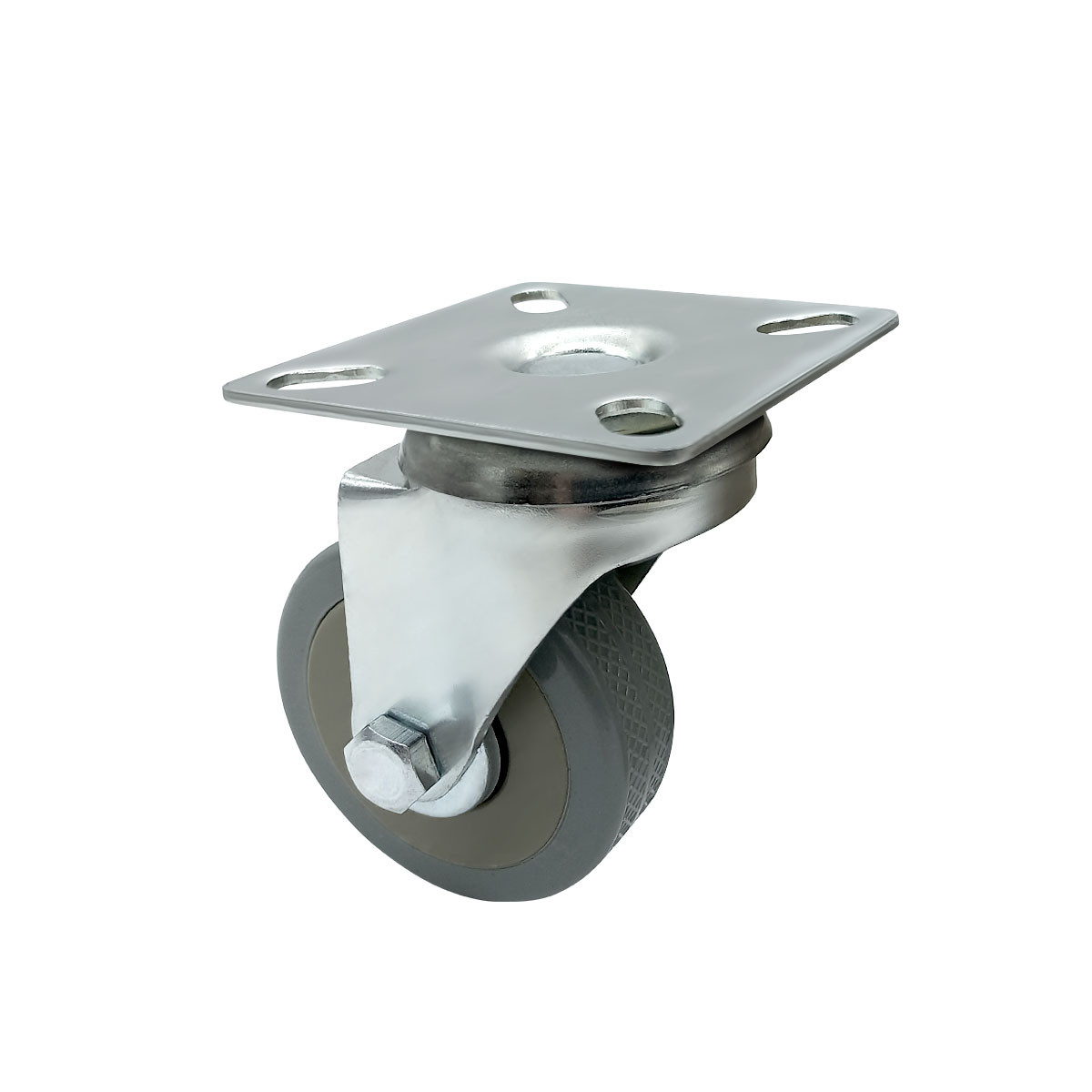 Ролик мебельный прорезиненный серый d-50мм Molly: купить мебельные ...