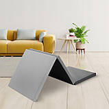 Мат гімнастичний складний 4FIZJO 180 x 60 x 5 см Black/Grey (P-5907739319692), фото 5