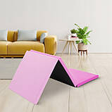 Мат гімнастичний складний 4FIZJO 180 x 60 x 5 см Pink/Light Pink (P-5907739319678), фото 5