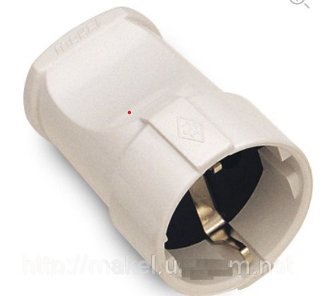 Розетка штепсельна переносна, гніздо штепсельне 16А, GiSelt G8062, фото 1