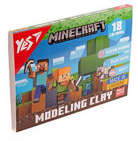 Пластилин Yes Minecraft 18 цв 360г