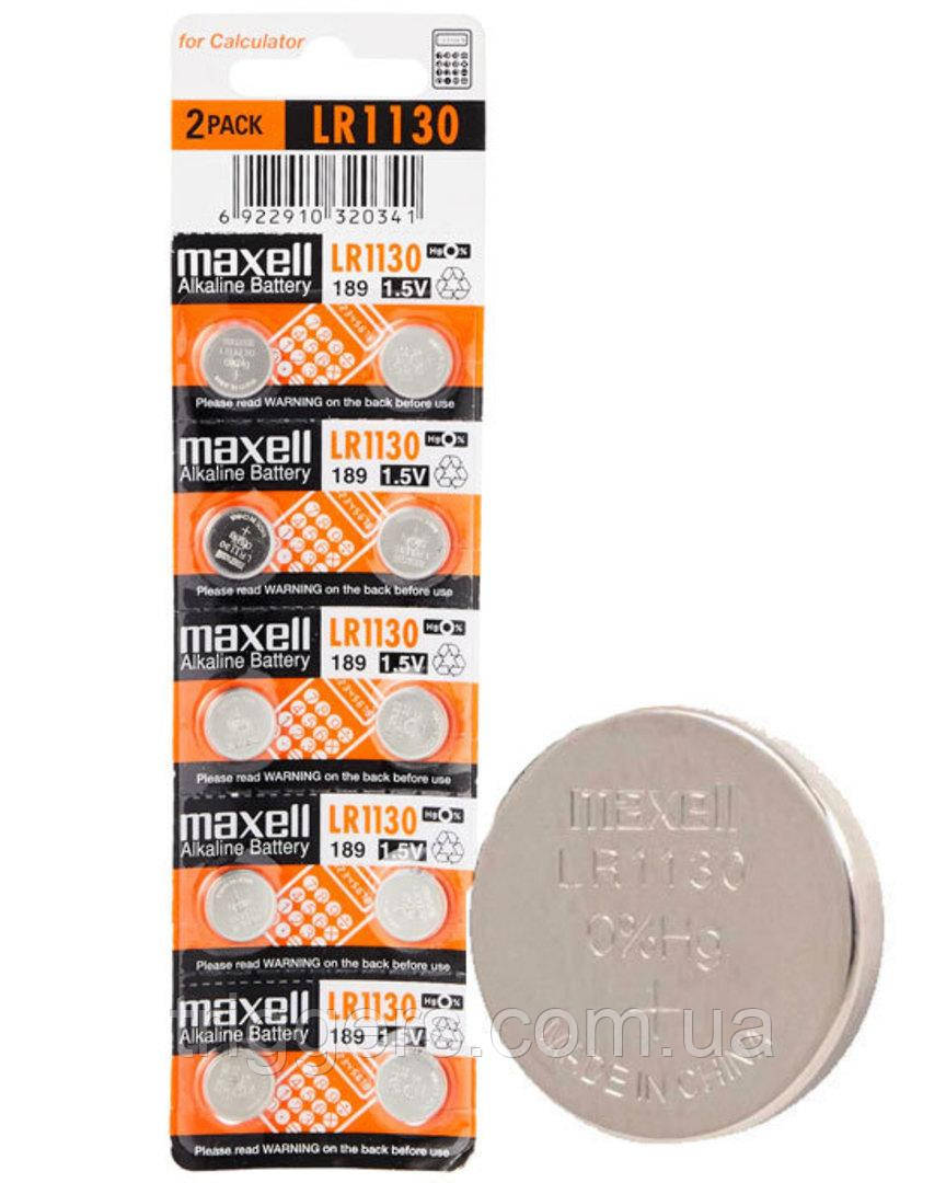 Батарейки Maxell Lithium SR 1130, фото 1