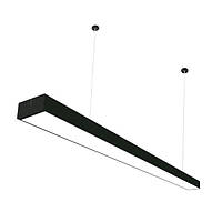 Лінійний LED світильник LN-5-36-12070-5-B 32W 5000К 1200mm чорний з підвісом