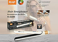 Утюжок для волос RAF керамическое покрытие, 120-220° C Белый Выпрямитель для волос