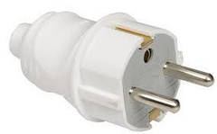 Вилка пряма із заземленням 16а, FAR F999