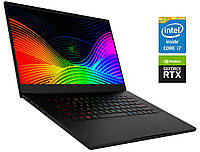 Игровой ноутбук Razer Blade 15 RZ09-0301 / 15.6" (1920x1080) IPS / Intel Core i7-9750H (6 (12) ядер по 2.6 -