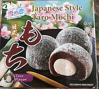Пирожное рисовое Моти ТАРО, Мочи Mochi со вкусом Таро Japan Dessert 4шт. 140г (Тайвань)
