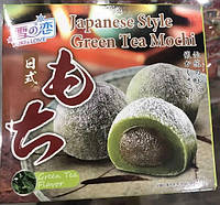 Пирожное рисовое Моти Green Tea, Мочи c зеленым чаем Green Tea Mochi Japanese Style 4шт. 140г (Тайвань)