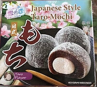 Тістечко рисове Моті ТАРО, Мочі Mochi зі смаком Таро Japan Dessert 4шт. 140г (Тайвань)