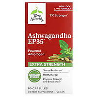 Ашваганда Терри естественным образом, ашваганда EP35, увеличение действия, 60 капсул Доставка від 14 днів -