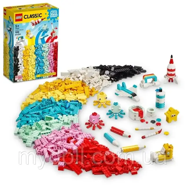Конструктор Лего LEGO Classic Creative Color Fun 11032 Creative Building Set - 11032 Оригінал