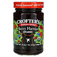 Варенье Crofter's Organic, Organic Premium Spread, Berry Harvest , 16.5 oz (468 g) Доставка від 14 днів -