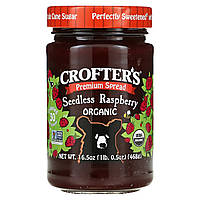 Варенье Crofter's Organic, Organic Premium Spread, Seedless Raspberry, 16.5 oz (468 g) Доставка від 14 днів -