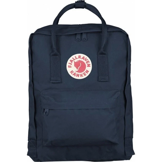 Міський вологостійкий рюкзак на 20 л із знімною спинкою Fjallraven Kanken Classic Темно-синій Рюкзак-сумка, фото 1
