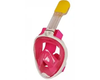 Маска для підводного плавання дайвінгу Tribord Easybreath Рожева Водолазна маска кріпленням для камери