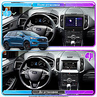 Lb Штатная магнитола для Ford Edge II Рестайлинг 2018-н.в. экран 9" 1/16Gb Wi-Fi GPS Base Android