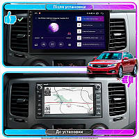 Lb Штатная магнитола для Kia Magentis II Рестайлинг 2008-2010 экран 9" 4/32Gb 4G Wi-Fi GPS Top Android