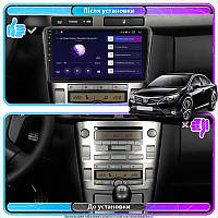 Lb Штатная магнитола для Toyota Avensis II Рестайлинг 2006-2009 экран 9" 1/16Gb Wi-Fi GPS Base Android