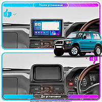 Lb Штатная магнитола для Mitsubishi Pajero II 1991-1997 экран 9" 4/64Gb CarPlay 4G Wi-Fi GPS Prime Android